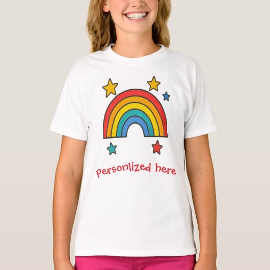 Je gepersonaliseerde tekst | Aangepaste positieve  T-shirt (Voorkant)