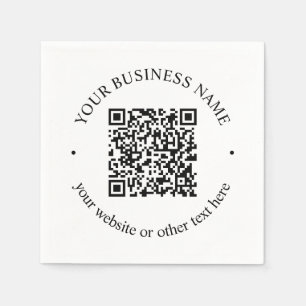 Je geüploade QR-code plus bewerkbare circulaire te Servet