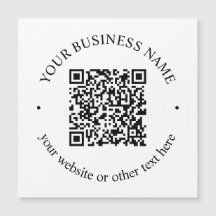 Je geüploade QR-code Plus bewerkbare cirkelvormige