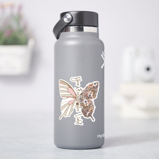 Je gevoelens zijn geldig sticker (HydroFlask)
