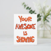 Je Geweldige wordt weergegeven - stippen Briefkaart (Staand voorkant)