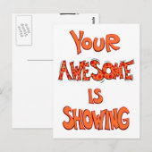 Je Geweldige wordt weergegeven - stippen Briefkaart (Voorkant / Achterkant)