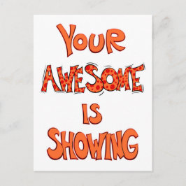 Je Geweldige wordt weergegeven - stippen Briefkaart