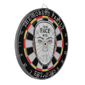 Je Gezicht Hier Dartbord (Voorkant Links)