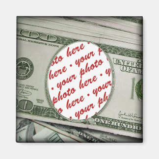 Je gezicht op de rekening van 100 dollar! Add-A-fo Magneet