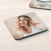 Je gezicht op een verjaardag bier onderzetter (Linkerzijde)