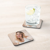 Je gezicht op een verjaardag bier onderzetter (Rechterzijde)