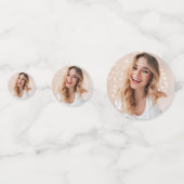 Je gezicht op een verjaardag confetti (Voorkanten)