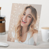 Je gezicht op een verjaardag gepersonaliseerd reclamebord met voetstuk (Insitu)