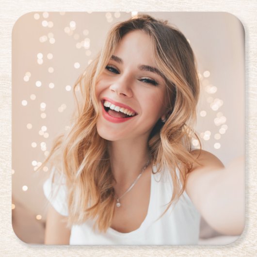 Je gezicht op een verjaardag kartonnen onderzetters (Voorkant)