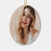 Je gezicht op een verjaardag keramisch ornament (Rechts)