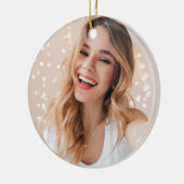 Je gezicht op een verjaardag keramisch ornament (Links)