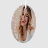 Je gezicht op een verjaardag ornament (voorkant)