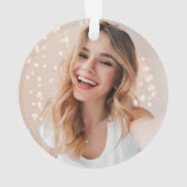 Je gezicht op een verjaardag ornament (achterkant)