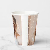 Je gezicht op een verjaardag papieren bekers (Links)