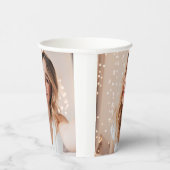 Je gezicht op een verjaardag papieren bekers (Rechts)