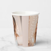 Je gezicht op een verjaardag papieren bekers (Links)