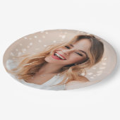 Je gezicht op een verjaardag papieren bordje (Gekanteld)