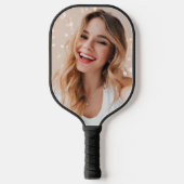 Je gezicht op een verjaardag pickleball paddle (Voorkant)