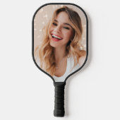 Je gezicht op een verjaardag pickleball paddle (Achterkant)