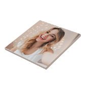 Je gezicht op een verjaardag tegeltje (Zijkant)