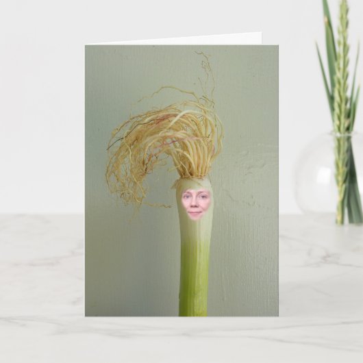 Je gezicht op Spring Onion Kaart (Voorkant)