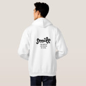 Je glimlach b hoodie (Achterkant volledig)