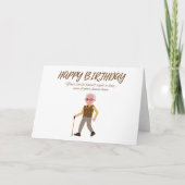 Je glimlach is niet ouder dan een verjaardagskaart feestdagen kaart (Voorkant)