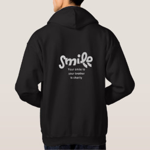 Je glimlach w hoodie