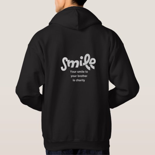Je glimlach w hoodie (Achterkant)