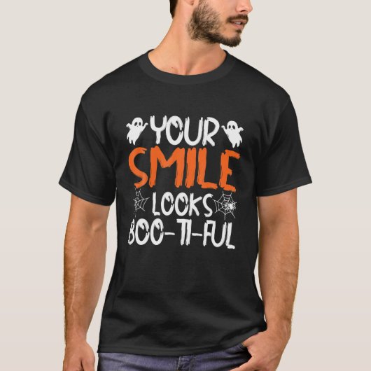 Je glimlach ziet Boo-Ti-Ful Funny Dentist Hool T-shirt (Voorkant)