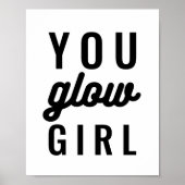 Je gloedmeisje | Inspirerend prijsopgave Poster (Voorkant)