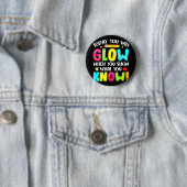 Je gloeit Funny Test Testing Day Teacher Kinder Ronde Button 5,7 Cm (In situ)