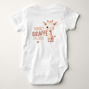 Je gokt Giraffe ik ben Schattige Baby T-shirt