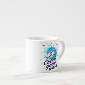 Je golf vangen espresso kop (Voorkant rechts)