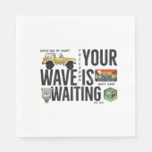 Je golf wacht. servet (Voorkant)