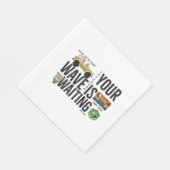 Je golf wacht. servet (Hoek)