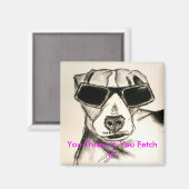 Je gooide het, je haalde het! magneet (Voorkant / Achterkant)