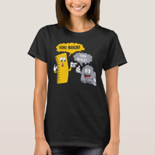 Je gooit je op de grond met een geweldige Rocker e T-shirt