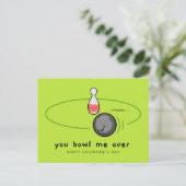 Je gooit me over Happy Valentijnsdag | Liefde Feestdagenkaart (Staand voorkant)