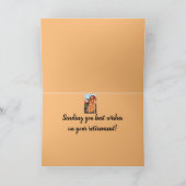 Je Gouden Jaren Pensioen Wens Goud Retriever Kaart (Binnen)