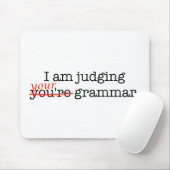 Je Grammar beoordelen Muismat (Met muis)