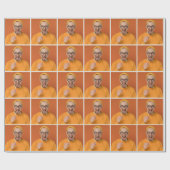 Je Grappige Foto Selfie Upload Cadeaupapier (Vlak)