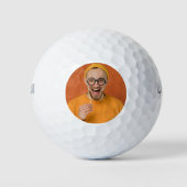 Je Grappige Foto Selfie Upload Golfballen (Voorkant)
