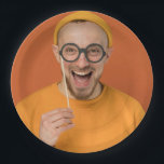 Je Grappige Foto Selfie Upload Papieren Bordje<br><div class="desc">Maak je feest onvergetelijk met op maat gemaakte feestplaten met je favoriete grappige selfie! Perfect voor verjaardagen,  vrijgezellenfeesten,  afstudeerfeesten en speciale evenementen — voeg een persoonlijke en hilarische touch toe aan elke tafelsetting.</div>