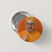Je Grappige Foto Selfie Upload Ronde Button 3,2 Cm (Voorkant /achterkant)