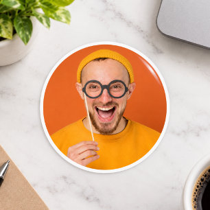 Je Grappige Foto Selfie Upload Ronde Sticker
