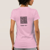 Je Grappige QR Code T-shirt (Achterkant)