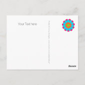 Je grappige woorden: houden koel en bloem vermogen briefkaart (Achterkant)