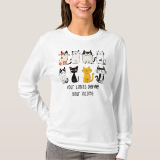 Je grenzen bepalen je inkomen t-shirt